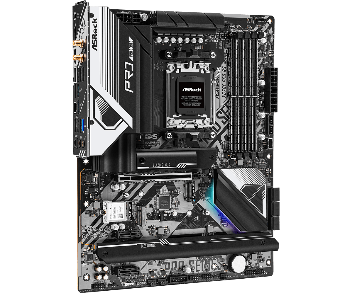 ASROCK X670E Pro RS Motherboar - đánh giá và giá X870E Atx Motherboard